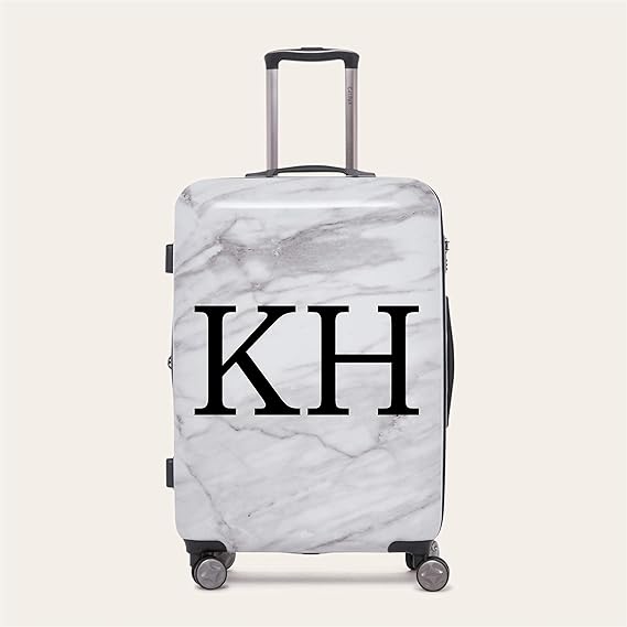 Personalised Initial Name Suitcase Luggage Sticker 20 Colours to Choose