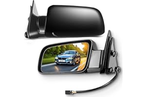 SCITOO Side View Mirrors Fit For 1992 1993 1994 For Chevy Blazer 1988-1999 Pickup Truck 1992-1999 Suburban Power Manual Folding Exterior Mirrors GM1320122 GM1321122