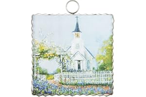 The Round Top Collection - Mini Gallery Spring Church - Metal & Wood