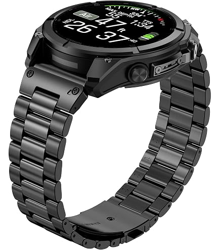 Amazon.com: Garmin QuickFit 22 Watch Band - Vented Titanium
