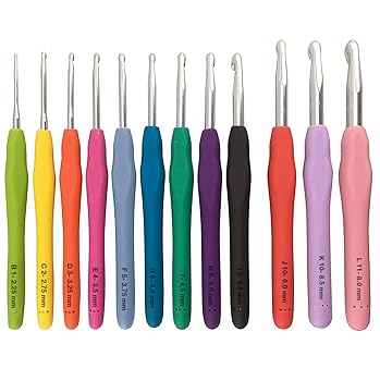 Best 12 Crochet Hook Set with Ergonomic Handles
