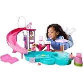 Barbie Dream Pool Playset and Themed Accessories | Pool with 6 Play Areas Including Slide and Bubbling Hot Tub, 20+ Accessories, Ages 3+