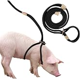 Mini Pig Harness &amp; Leash, Adjustable 8 Feet Long Rope for Small to Medium Pet Pigs