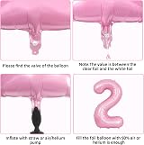 Balloon Dance Pink 2 Balloon 2nd Birthday Decorations Set 59 pc view 7