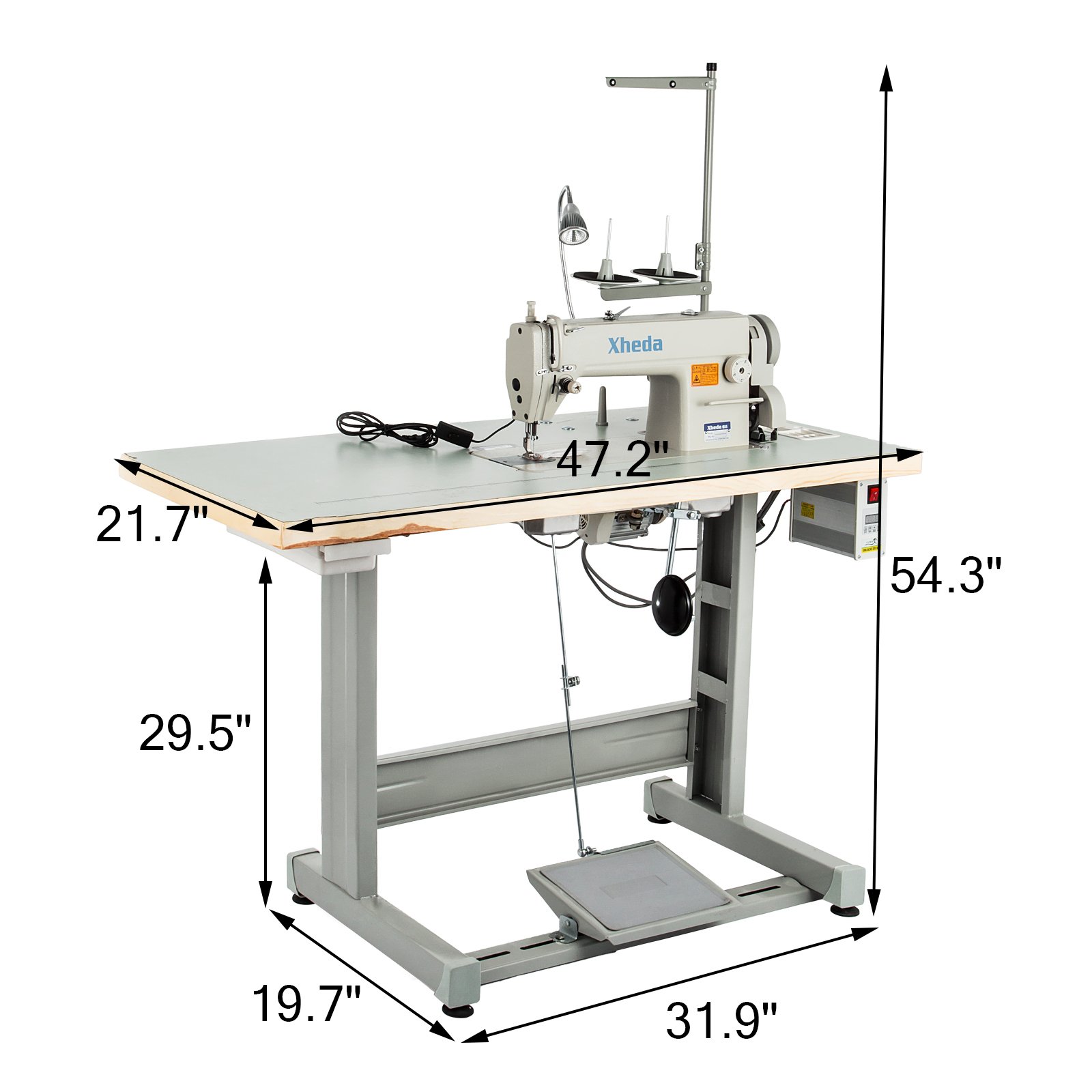 Galleon VEVOR Industrial Sewing Machine DDL8700 Lockstitch Sewing Machine With Servo Motor
