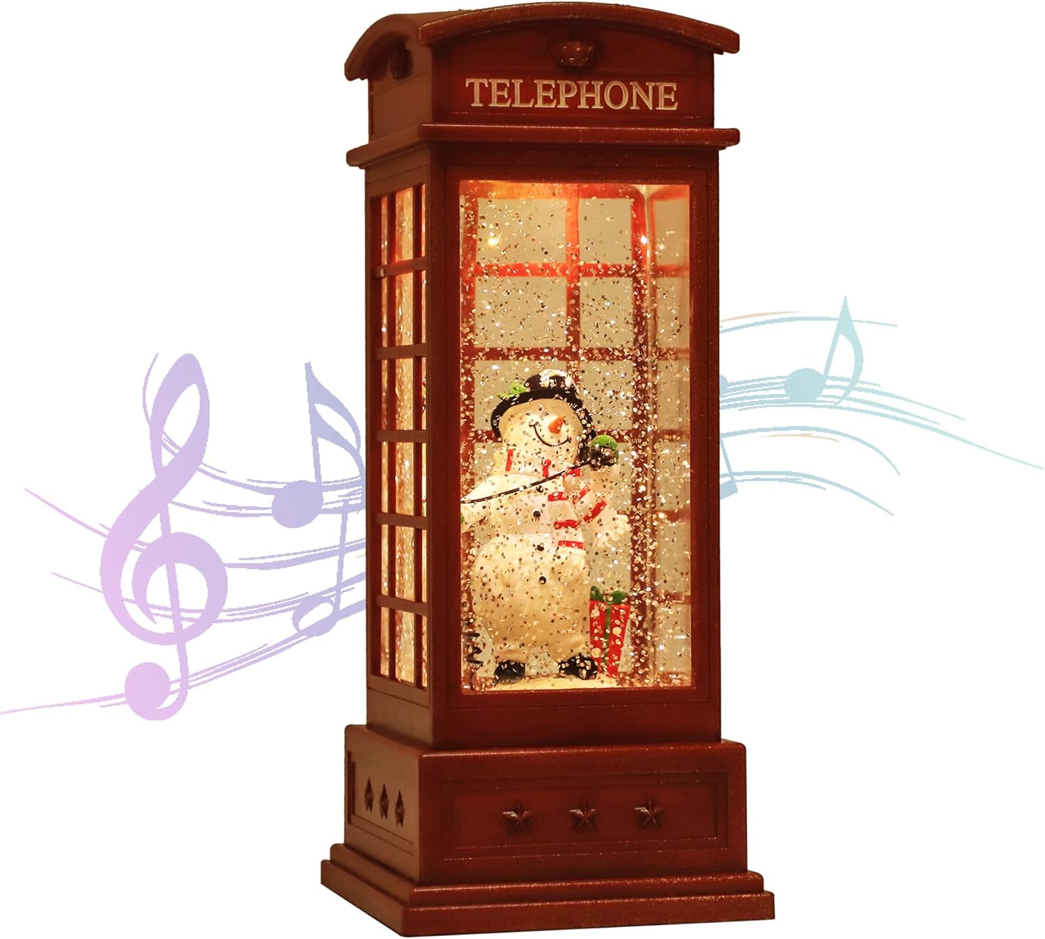 Snow Globes - Snow Globe,Christmas Lanterns,Christmas Music Snow Globe Lantern with 6 Hour Timer, Christmas Lantern,Christmas Snow Globe Lantern Water Lantern Singing Snow Globe Xmas Gifts Christmas Decor (Snowman)