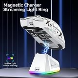 ATTACK SHARK X11 Gaming Mouse with Magnetic Dock 22000 DPI 3 Modes White view 4