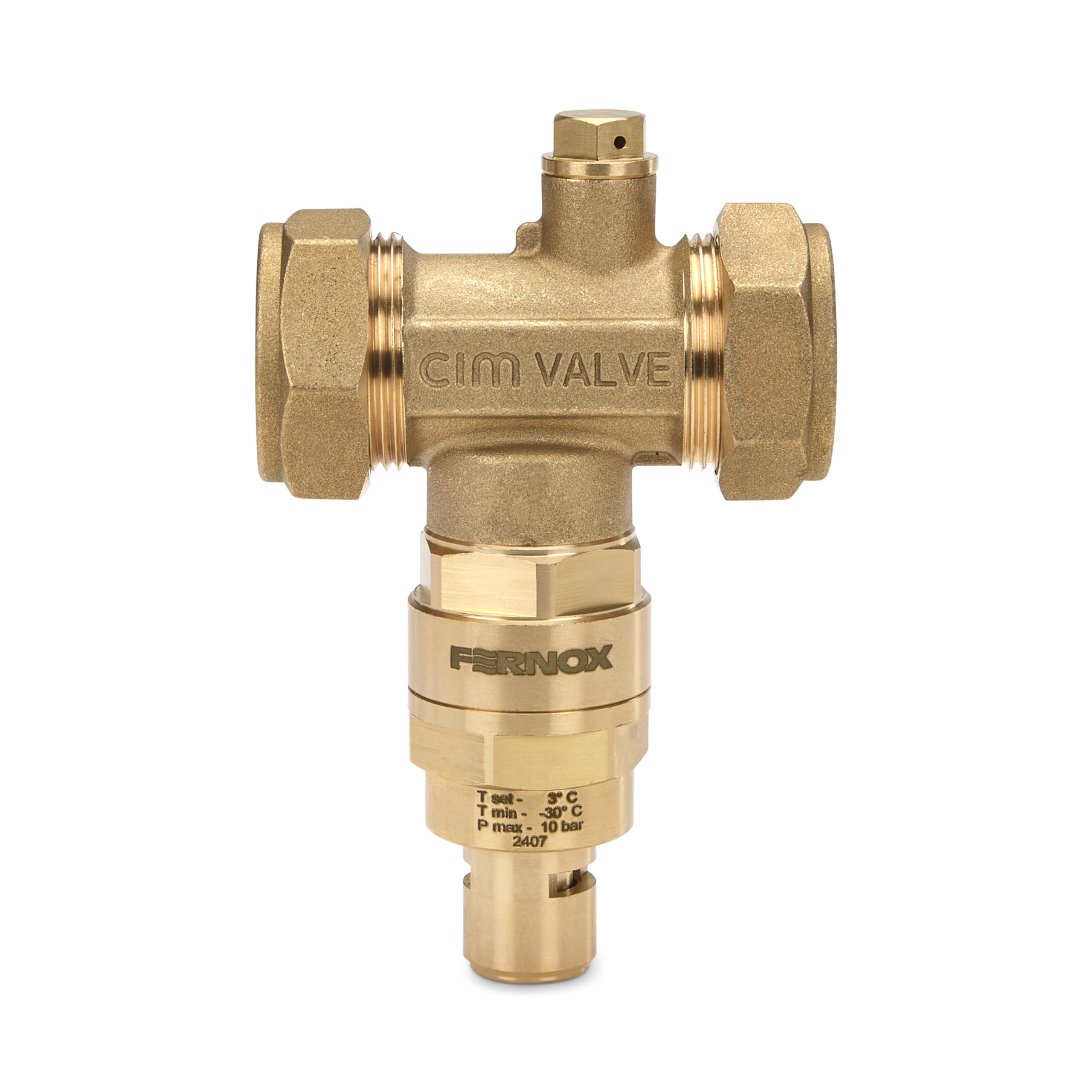 Fernox Heat Pump Antifreeze Valve Protect Hydronic Heat Pump System Anti Freeze Prevents Freezing External Pipes and Heat Pump (28mm (62664))
