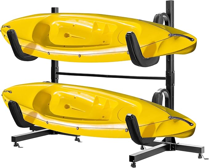 VIVOHOME Heavy Duty Freestanding Dual Storage Rack Height Adjustable