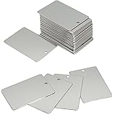 StayMax Engraving Blanks Stamping Blanks 25 Pack 6x4 CM