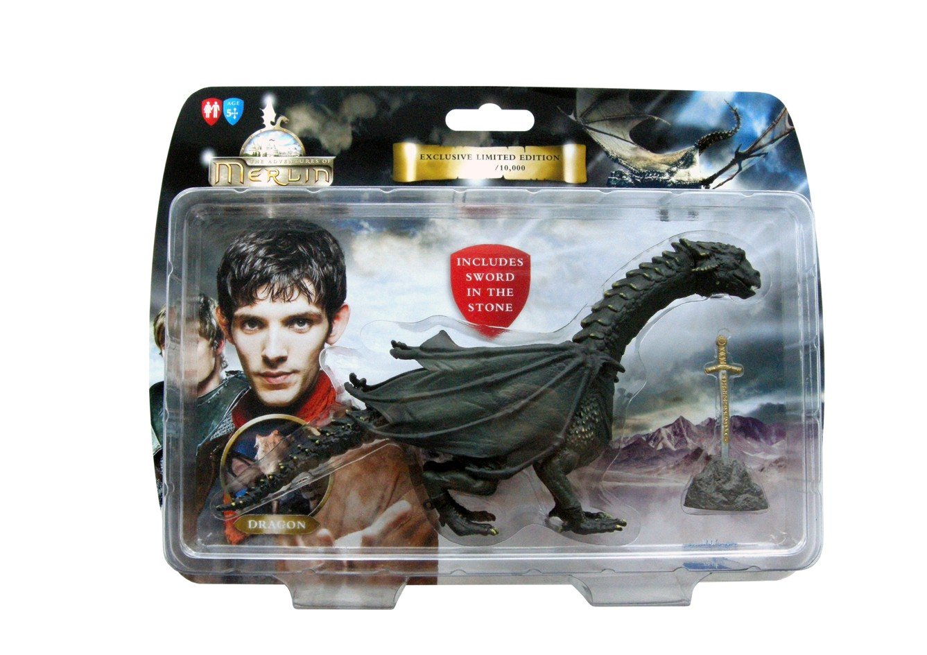 The Adventures of Merlin Dragon with Sword in Stone Limited Edition Action figure