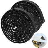 2PCS Metal Roofing Felt Closure Strips, Universal Vented Ridge Material Panel, Self-Adhesive Insulating Felt Panels for Metal Roofing, Weather Resistant Sealing Strips(177x2x0.8 in)