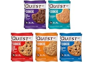 GENERIC Quest Nutrition Protein Cookie Assorted Variety Pack - High Protein, Low Carb - 5 Flavors (10 Count)