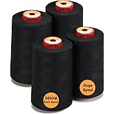 New brothread - 30 Options - 4 Large Cones of 5500Y (5000M) Each All Purpose Spun Polyester Thread 40S/2 (Tex27) for Serger, 
