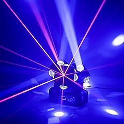 3Head Moving Head DJ Light 12LEDs Rotating Beam