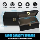 Diyife Extra Large Faraday Box for Keys & Phones with 2 Pouches Black view 6