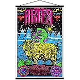 Aries Zodiac Sign - Flocked - Astrology Blacklight Poster - 23