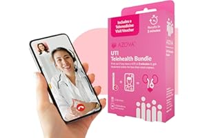 UTI Test Strip with Health Support Voucher | at-Home Urinary Health Kit for Women, Men, and Children | FSA/HSA Eligible, Easy-to-Use and Reliable by AZOVA