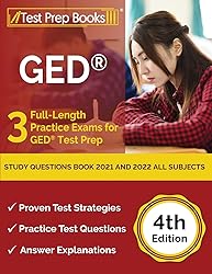 GED Study Questions Book 2021 and 2022 All
