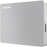 Toshiba 2TB Canvio Flex Portable External Hard Drive USB-C USB-A Silver view 4