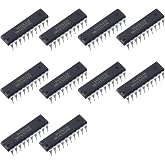 Bridgold 10pcs SN74LS245N Octal Bus Transceivers with 3State Output. DIP-20 | 74LS245 74LS245N HD74LS245P DM74LS245N，IC Chip