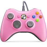 VOYEE PC Controller, Wired Controller Compatible with Microsoft Xbox 360 & Slim/PC Windows 10/8/7, with Upgraded Joystick, Do