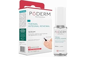 PODERM – 2 in 1 TOENAIL INTEGRAL RENEWAL – Restores Appearance of Discolored/Damaged Nails – Toe and Fingernail Repair – 100% Natural Ingredients and Vegan – Quick & Easy – Swiss Made