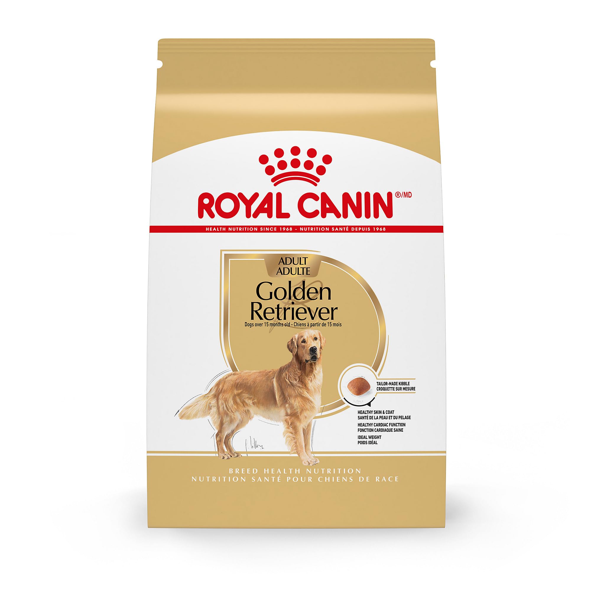 Photo 1 of ***EXPIRES APRIL 1ST*** ***12 BAGS*** Royal Canin Golden Retriever Adult Dry Dog Food, 30 lb bag 12 bags