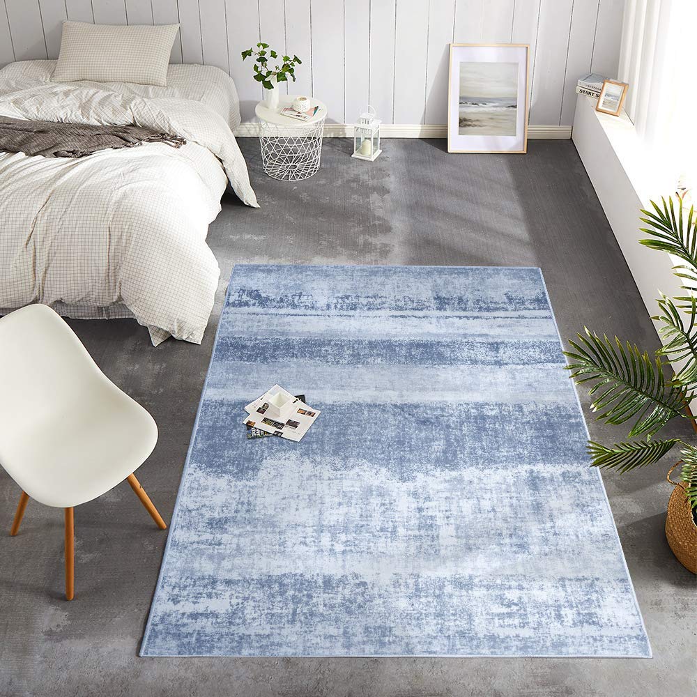 Best blue rugs for living room 5×5