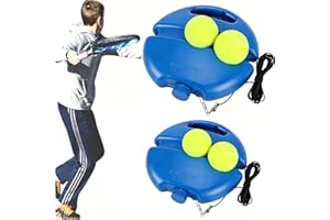 Self Tennis Practice Solo Tennis Trainer, Solo TennisPractice Rebounder Ball with String and Weighted Base,Indoor Outdoor Ten