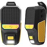 Wearable Bluetooth Speaker, 60Hr Clip-on Portable Bluetooth Speaker w/Mic, IPX6 Waterproof Jobsite Wireless Speaker, All Day Playtime |Handsfree Call |BT 5.4, Ideal Gift for Men Father