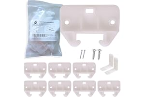 L Corner Drawer Runners with Screws Pack of 8 HOWTOOL