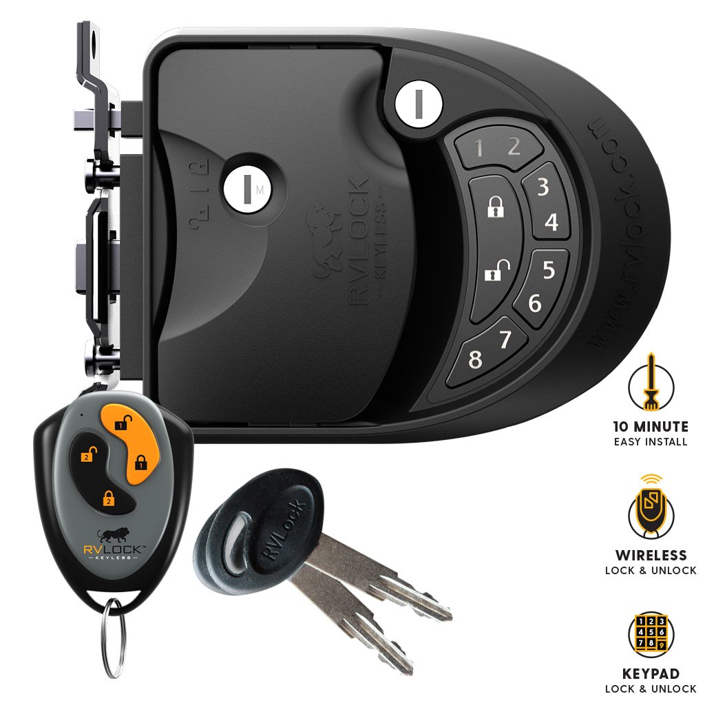 Mua RVLock CLASS C/A Keyless Entry Keypad and Handle w/Fob, RV Door