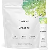 THORNE Creatine, Micronized Creatine Monohydrate Powder, 30 Servings | Supports Lean Muscle Mass, Endurance &amp; Cognitive Function*, Unflavored, 5 g per Serving, NSF Certified for Sport