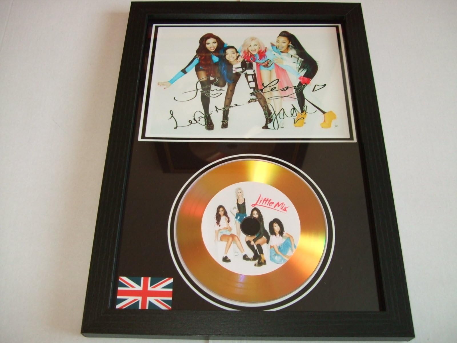 little mix signed gold disc 6