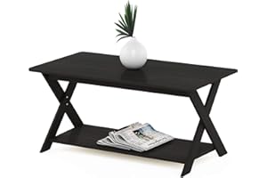 FURINNO Modern Simplistic Coffee Table, Espresso