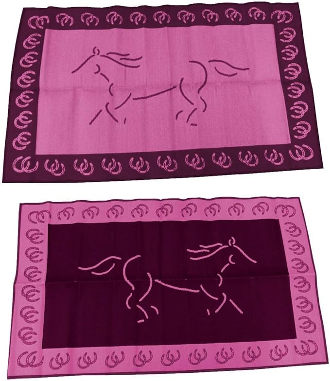 Mats By Design Running Horse Reversible Mat 6X10 Garden