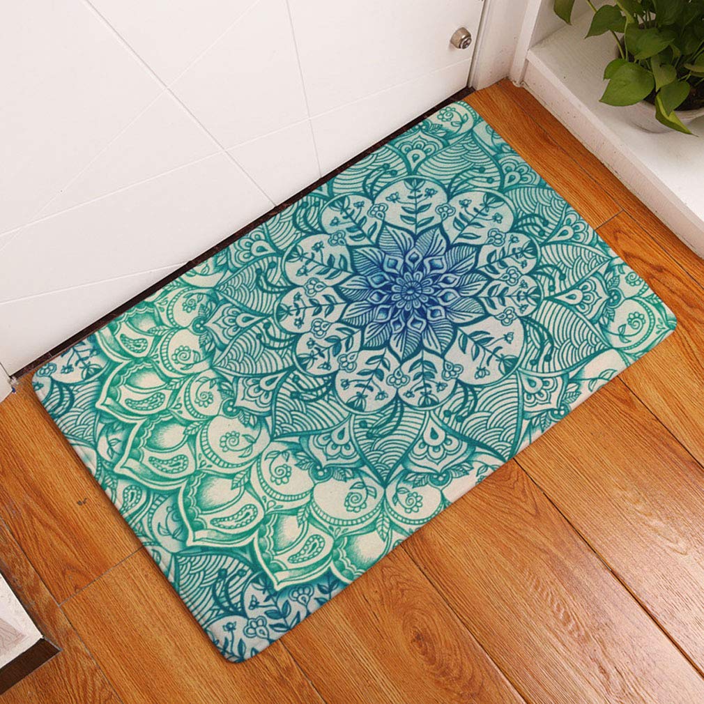 Cuisine Maison Paillassons 60cm Mandala 1 40 Nunbee Designer Paillasson Tapis De Sol Antiderapant Exterieur Dentree Interieur Fibre De Coco Geek Noel Chat Chouette Cerf Enfant Multicolore