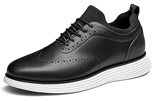 Bruno Marc Men's MaxFlex Dress Sneakers Oxfords Casual Wingtip Brogue Shoes