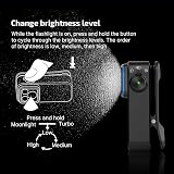 OLIGHT Oclip Pro 500LM Clip Torch USB-C Magnetic Base EDC LED Flashlight Black view 8