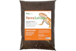 BIODUDE The Bio Dude Terra Sahara Bioactive Reptile Substrate 18 quarts for terrariums and vivariums. Great for All Bearded Dragons, Leopard Geckos, Uromastyx, Tarantulas and Desert Plants