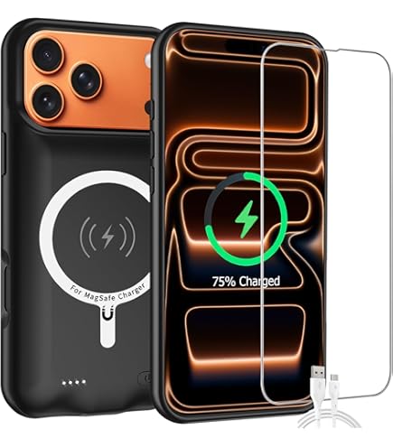 Amazon.com: Battery Case for iPhone 13 Pro Max, 10800mAh