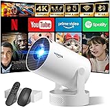 [Built-in Apps & 2025 Upgraded] Mini Projector with