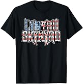 Lynyrd Skynyrd Flag Logo USA Stars Stripes Southern Gifts T-Shirt