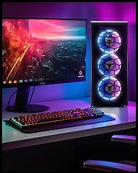 BEASTCOM® Q3 Essential Gaming PC, AMD Ryzen 5 6X