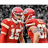 Ikonic Fotohaus Patrick Mahomes Travis Kelce Signed Photo Autograph Print Wall Art Home Decor