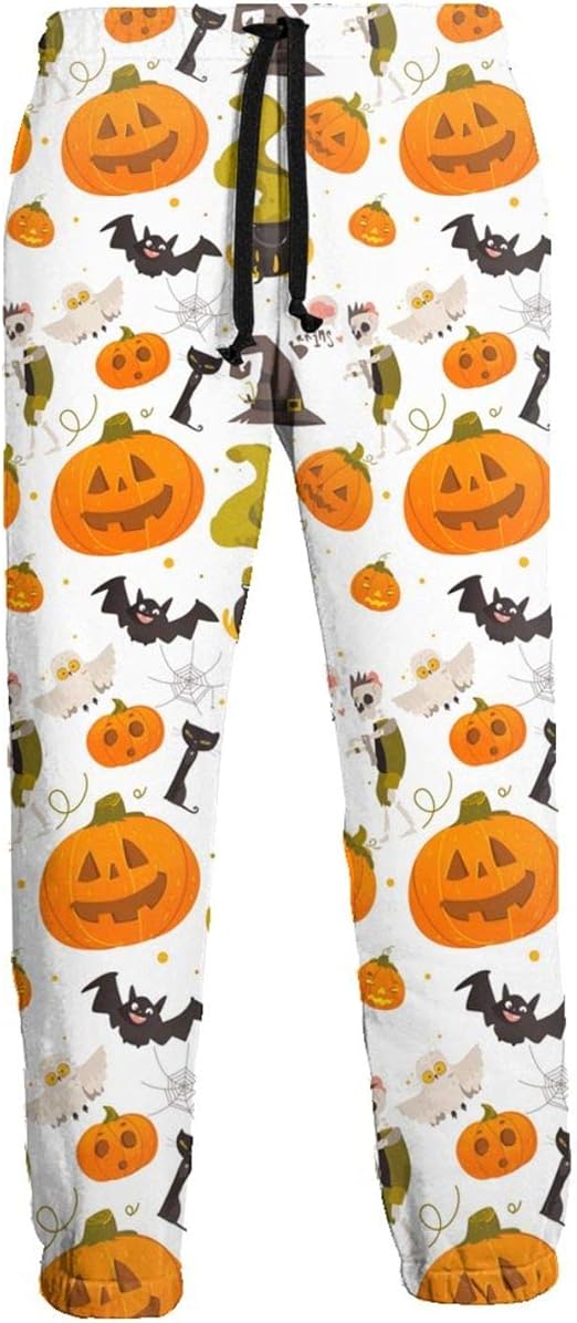 Cartoon Halloween Unisex Men Women Novelty Sports Jogger
