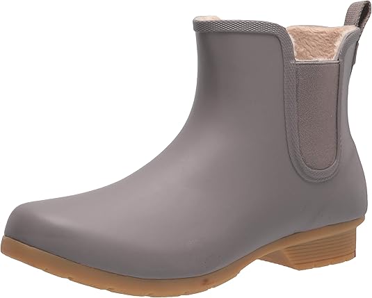Chooka Women's Bainbridge Fleece Lined Chelsea Bootie Rain Boot