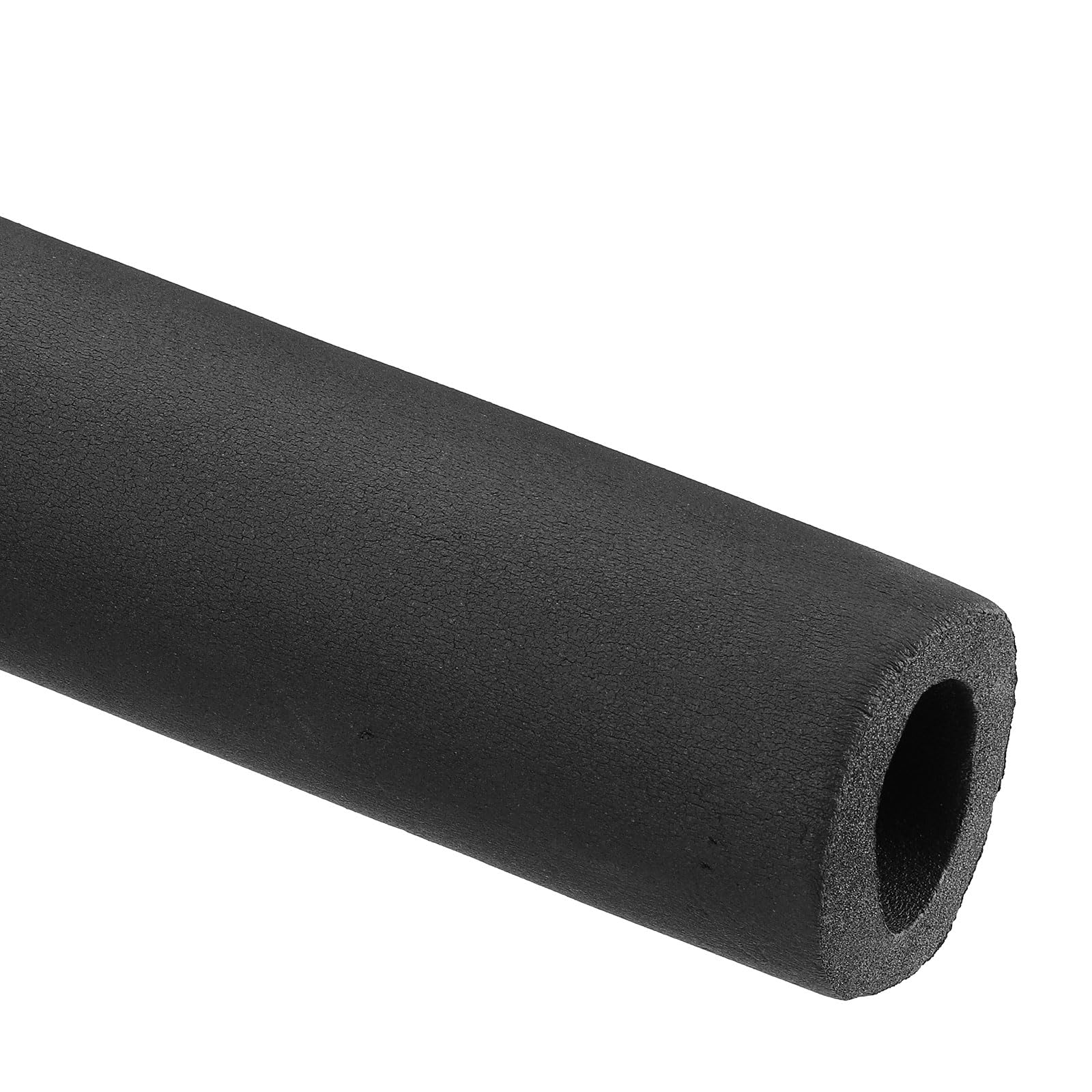 PATIKIL 66.9" L x 1" ID x 0.4" T Pipe Insulation Foam Tube, Water Pipe Insulation Tubing Heat Preservation for Plumbing Water AC Pipe Sprinkler Spigot, Black