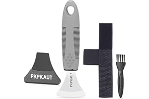 PKPKAUT Weighted Rocker Knife for One-Handed Cutting, Parkinson's & Disability Aids, Curved Arthritis Knife Set